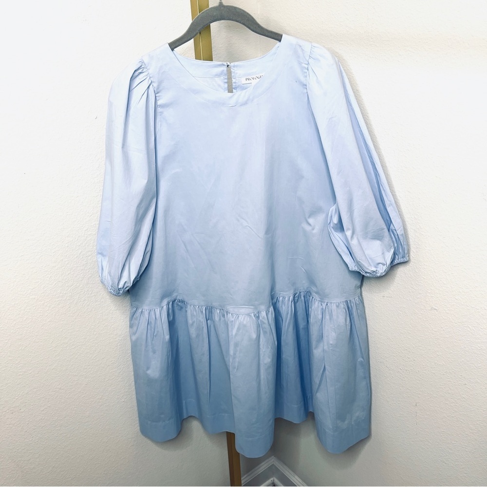 Cotton Puff Sleeve Dress